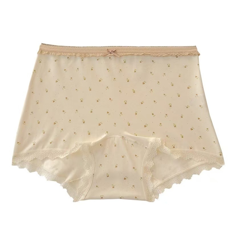 Dievčenské bavlnené boxerkové nohavičky s kvetinovým vzorom, antibakteriálne, priedušné, rýchloschnúce; vysoký pás; hlavná látka 90–95% bavlna; výstelka v rozkroku 100% bavlna
