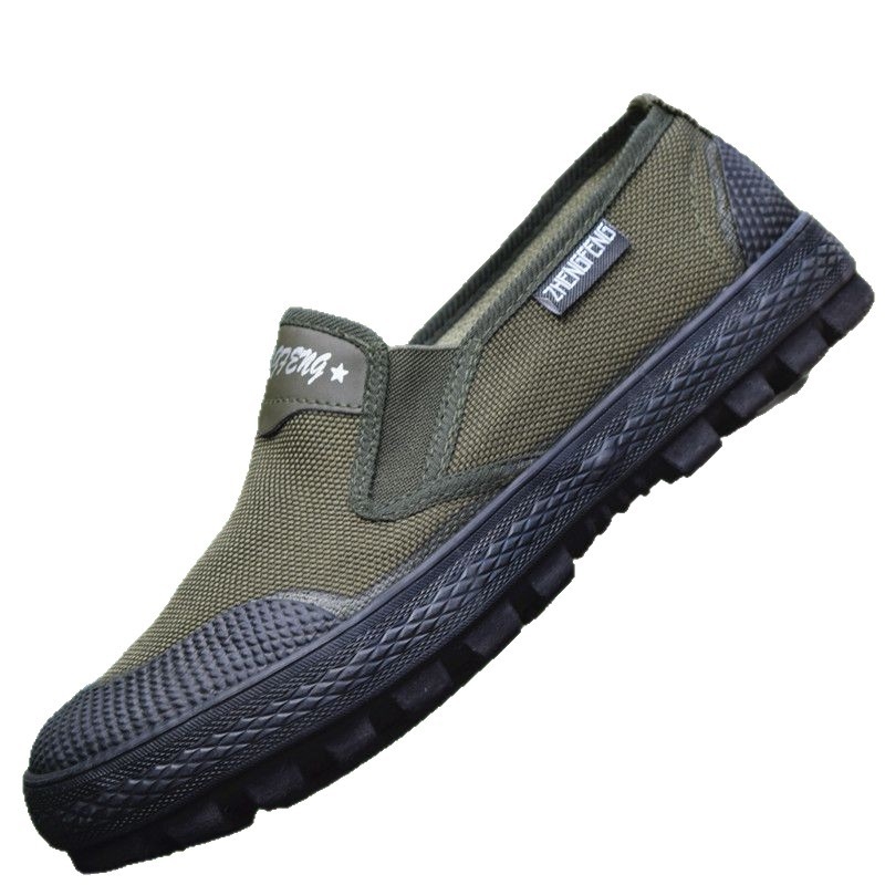 Flats s okruglim vrhom, platnena gornja, gumena potplat, niski pet 1–3 cm, sintetička podstava