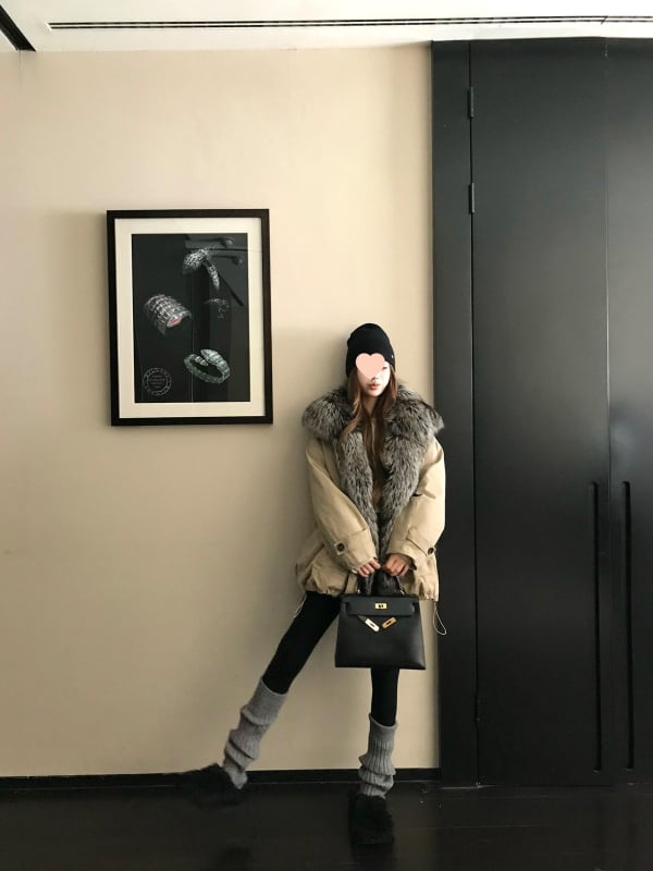 Termalne pletene tajice s mrežastim tkivom i pamukom, debeli za glađenje siluete, Zima 2025