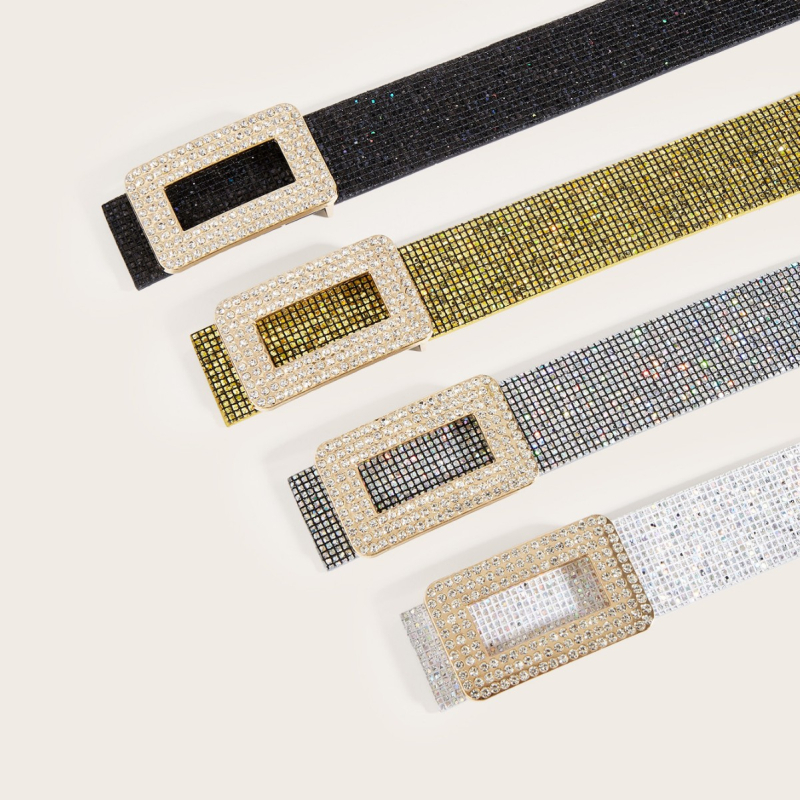 Γυναικείο φόρεμα με ζώνη από τεχνητό δέρμα, διακοσμημένο με χάντρες και κρύσταλλα, φτερωτή άκρη, κούμπωμα snap, μήκος 105 cm