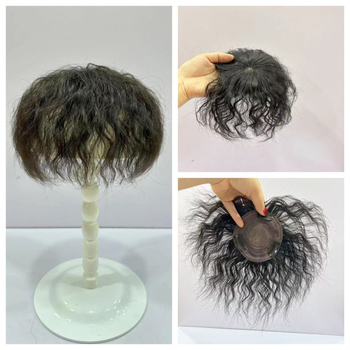 Женска обемна добавка за коса от естествена човешка коса, модел 1006, може да се боядисва