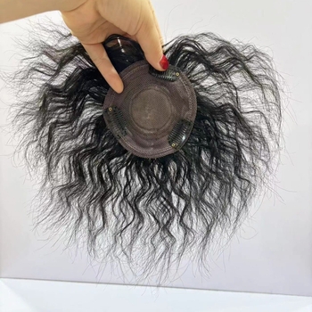 Женска обемна добавка за коса от естествена човешка коса, модел 1006, може да се боядисва