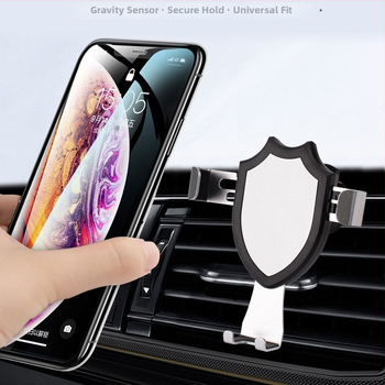 Automobilski držač za telefon s gravitacijskim dizajnom, aluminij + ABS, univerzalni za otvor za zrak, model 608-2