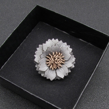 Текстилна брошка във форма на цвете унисекс — печат, многофункционален аксесоар