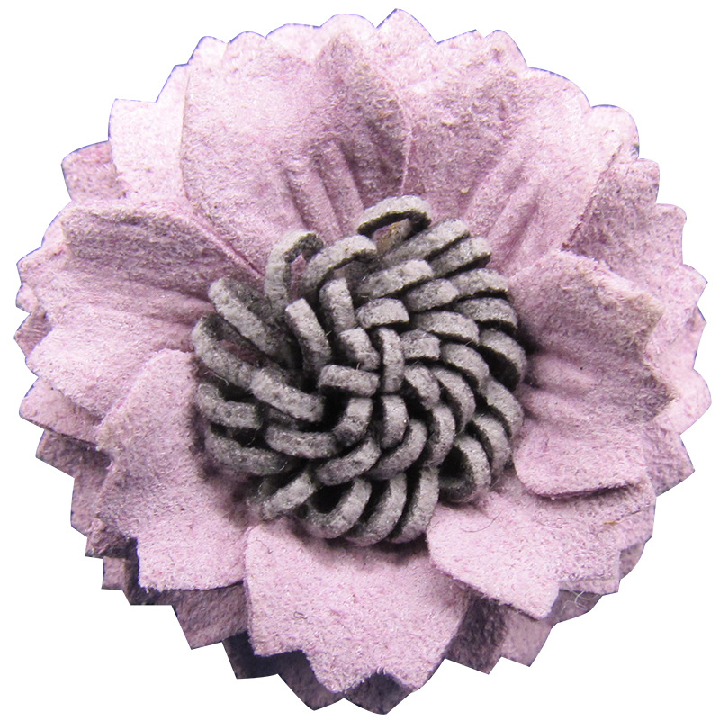 Текстилна брошка във форма на цвете унисекс — печат, многофункционален аксесоар