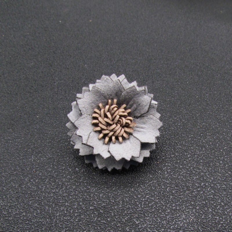 Текстилна брошка във форма на цвете унисекс — печат, многофункционален аксесоар