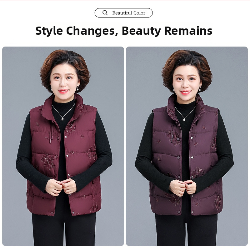 Памучна жилетка с качулка, къса дължина, стоечна яка, цип.