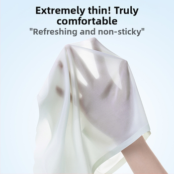 Ice Silk besprijekorno žensko donje rublje, plus veličina, srednji pojas, ultra tanke trokutaste gaćice za ljeto.
