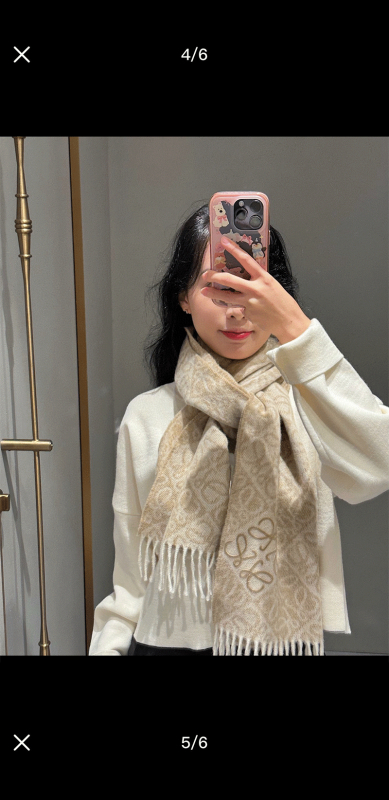 Вълнен жакардов двустранен флокиран шал за зима — рапирано плетено, за жени