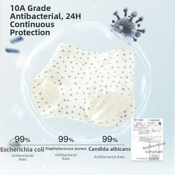 Ženské bavlnené boxerky s kvetinovým vzorom, priedušné a antibakteriálne, stredná výška pásu, obsah bavlny 90–95%.