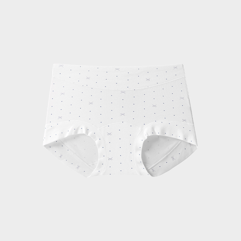 Ženské bavlnené boxerky s kvetinovým vzorom, priedušné a antibakteriálne, stredná výška pásu, obsah bavlny 90–95%.