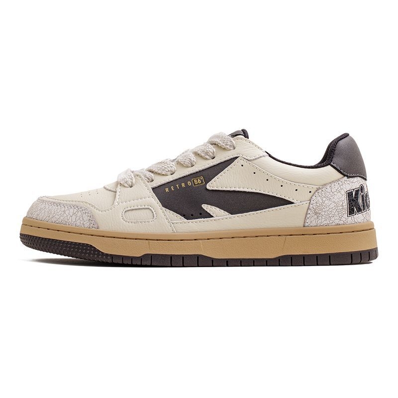 Maden platform tenisice za muškarce, casual retro stil, niski gornji dio, debela gumena potplat i prozračna mrežasta podstava