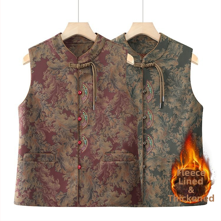 Жилет в стил кардиган, поло яка, свободен модел, дължина 50–65 см, полиестер с под 30% спандекс