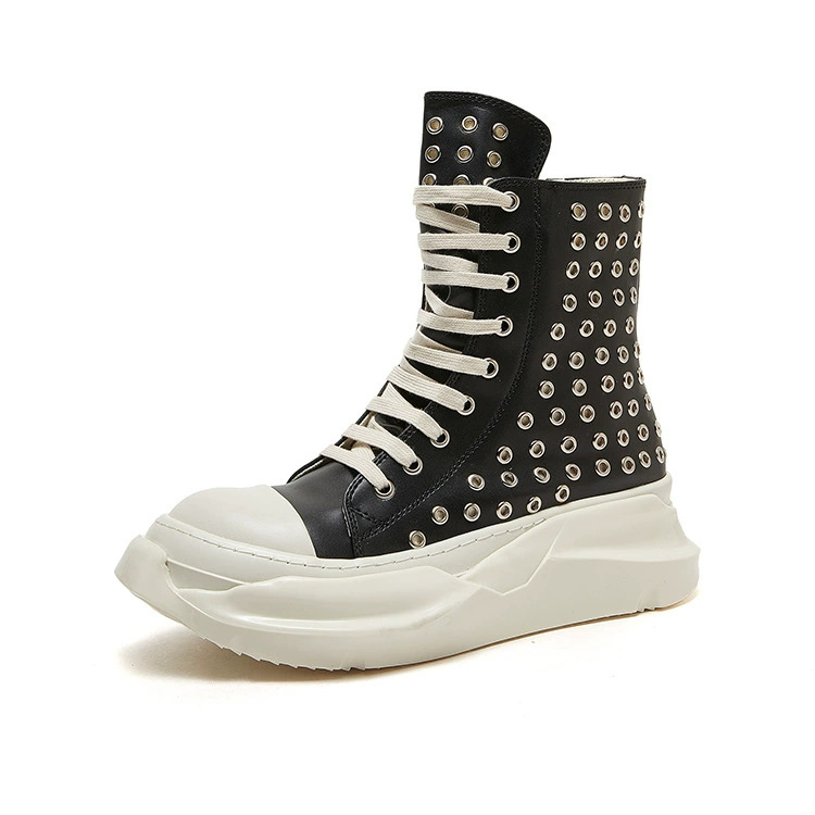 Martin csizmák magasszárúak, valódi marhabőrből, oldalsó cipzárral, gumitalppal, középmagas sarok 3–5 cm