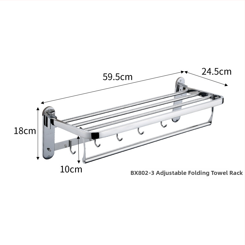 Σετ πέντε εξαρτημάτων μπάνιου από ανοξείδωτο ατσάλι με γυαλισμένη επιφάνεια - στυλ ελαφριάς πολυτέλειας, μάρκα Craftsmanship, πιστοποιημένο