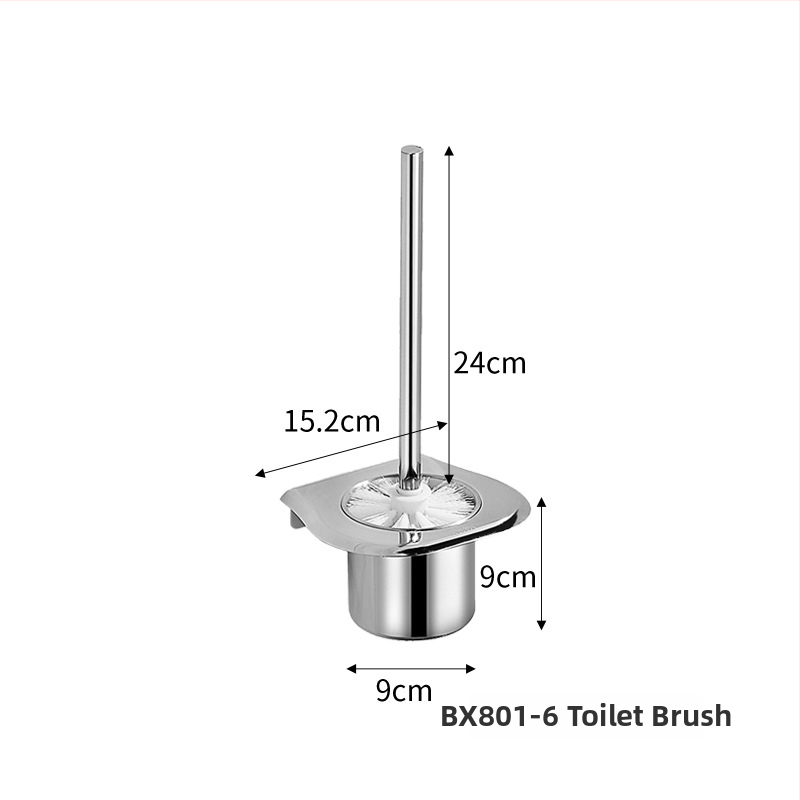 Σετ πέντε εξαρτημάτων μπάνιου από ανοξείδωτο ατσάλι με γυαλισμένη επιφάνεια - στυλ ελαφριάς πολυτέλειας, μάρκα Craftsmanship, πιστοποιημένο