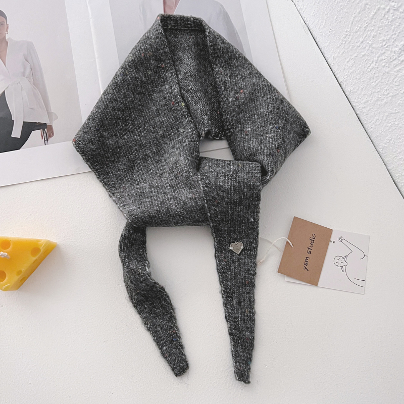 Ženski vuneni trokutasti šal – korejski i japanski stil, zimska toplina, warp pletenje, elegantan i svestran