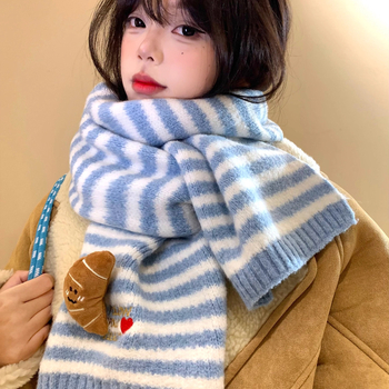 Jingzhu плетен шал - Warp knitting, запазва топлината, Зимна колекция 2025, Марка Jingzhu