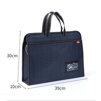 Dokumentarna torba – Unisex, debela konferencijska torba za ured i trening, višeslojna torba za dokumente; Marka: Falaida, Materijal: Oxford platno, Stil: Zip, Oblik: Pravokutna