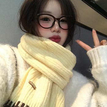 Плетен шал за зима – пази топлината, полиестерна материя, плетена изработка