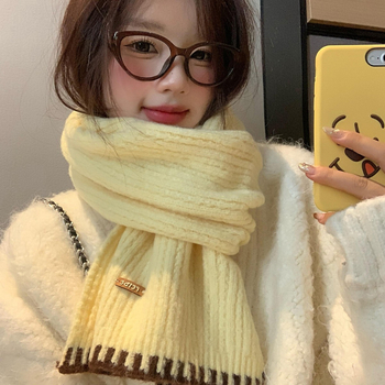 Плетен шал за зима – пази топлината, полиестерна материя, плетена изработка