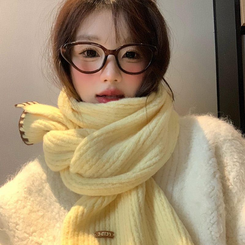 Плетен шал за зима – пази топлината, полиестерна материя, плетена изработка