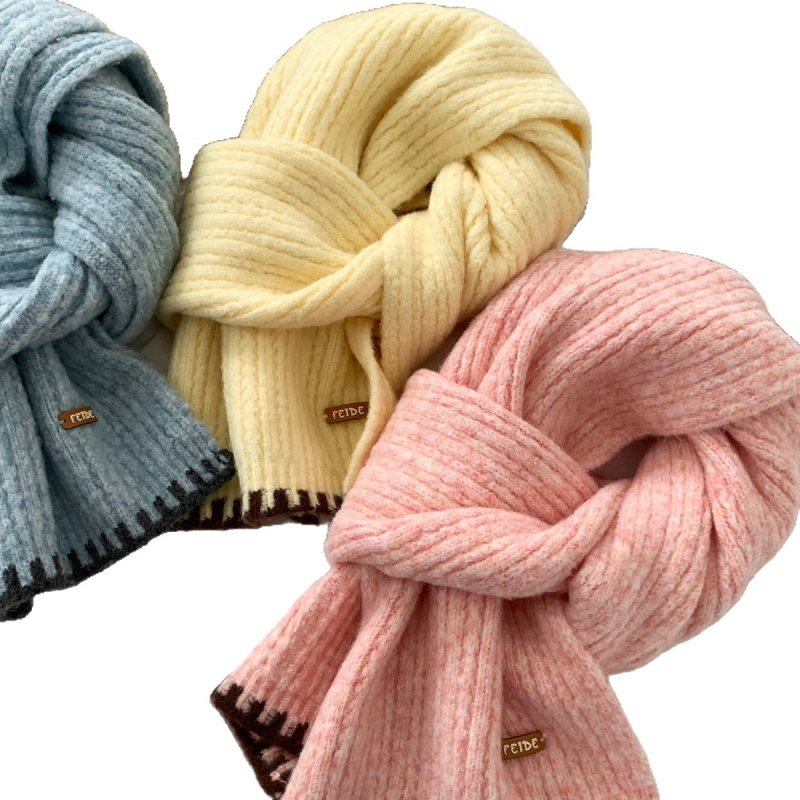 Плетен шал за зима – пази топлината, полиестерна материя, плетена изработка