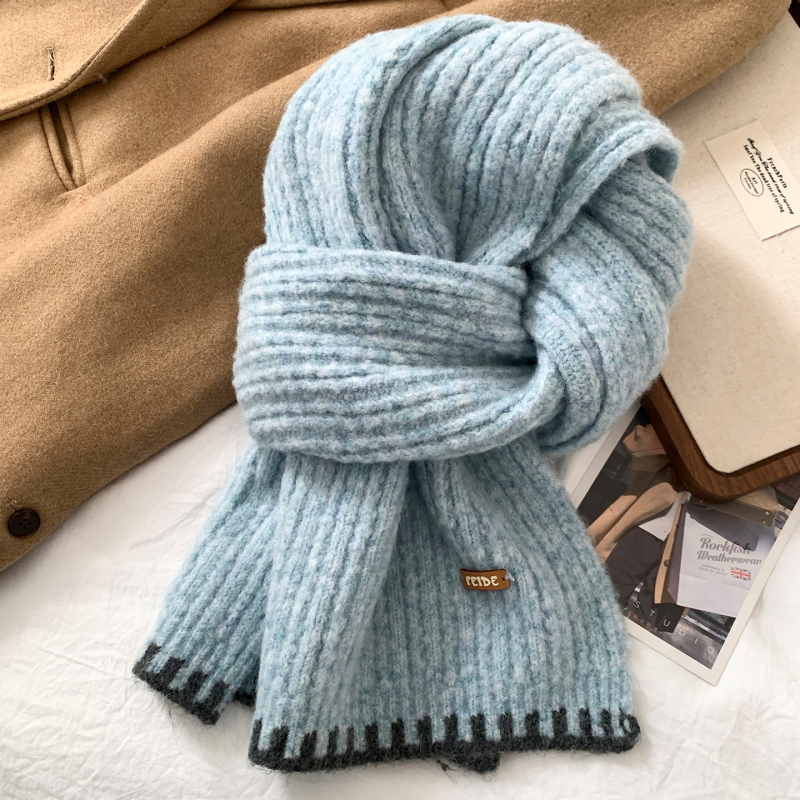 Плетен шал за зима – пази топлината, полиестерна материя, плетена изработка