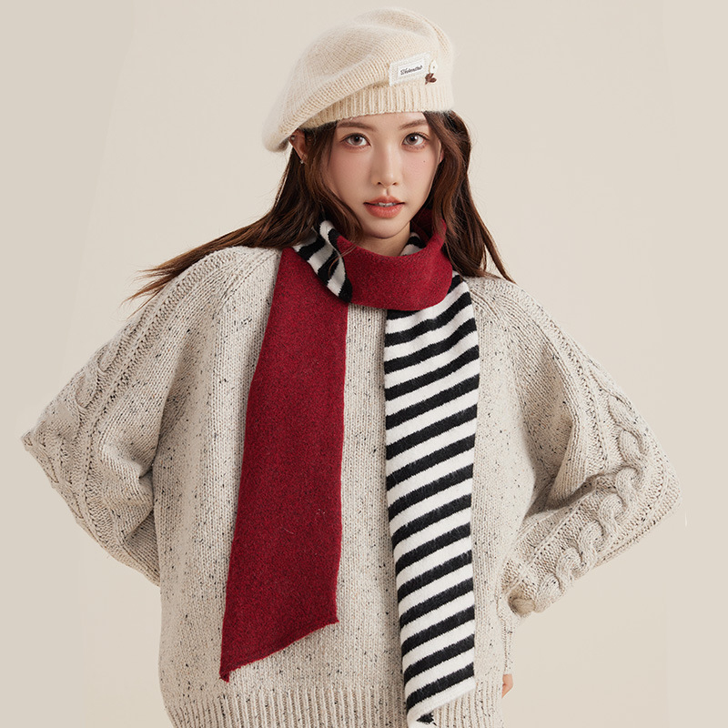 Duffy vuneni šal s warp-knit pletenjem – održava toplinu, proljeće i jesen