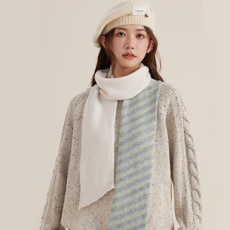 Duffy vuneni šal s warp-knit pletenjem – održava toplinu, proljeće i jesen