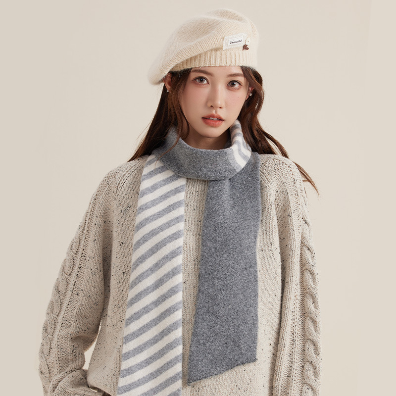 Duffy vuneni šal s warp-knit pletenjem – održava toplinu, proljeće i jesen