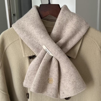 Šal od 100% vune, warp-knitting tehnika, zimski, topao, poslovni stil