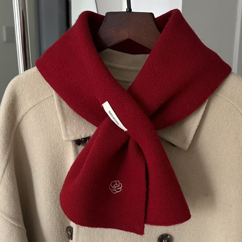 Šal od 100% vune, warp-knitting tehnika, zimski, topao, poslovni stil