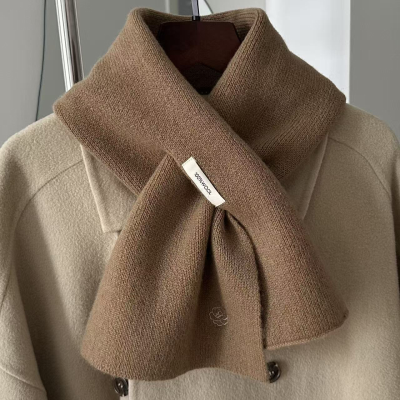 Šal od 100% vune, warp-knitting tehnika, zimski, topao, poslovni stil