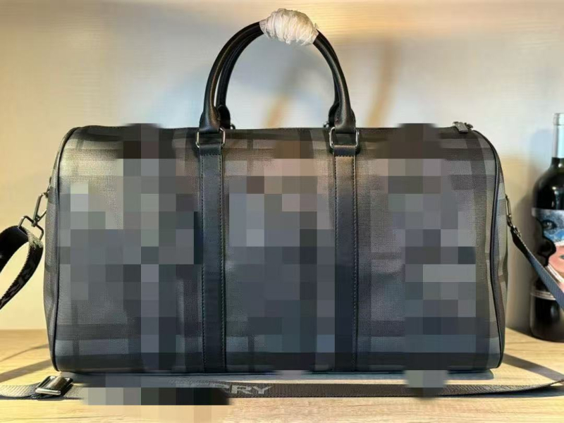 Muška torba za laptop s kariranim uzorkom, kožna, vodootporna, podstava od poliester, za poslovna putovanja