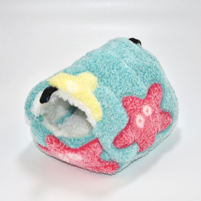 Χάμστερ βαμβαρένιο φωλιά από υψηλής ποιότητας φλάνελ και βαμβάκι — Beloved One Pet