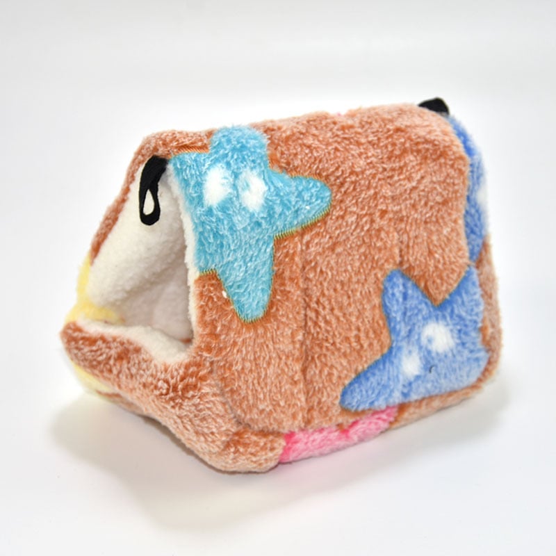 Χάμστερ βαμβαρένιο φωλιά από υψηλής ποιότητας φλάνελ και βαμβάκι — Beloved One Pet