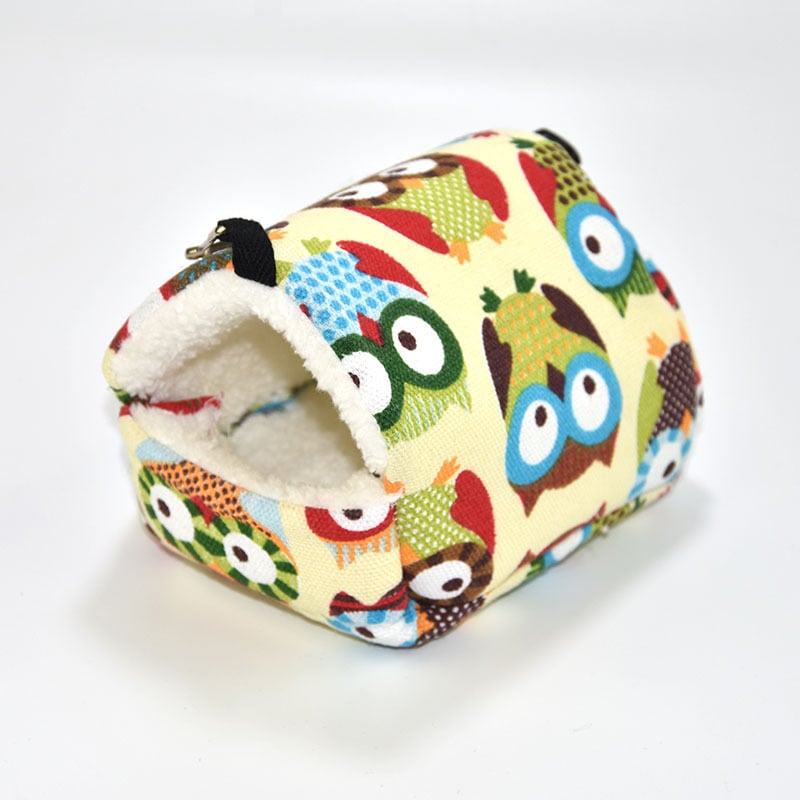 Χάμστερ βαμβαρένιο φωλιά από υψηλής ποιότητας φλάνελ και βαμβάκι — Beloved One Pet