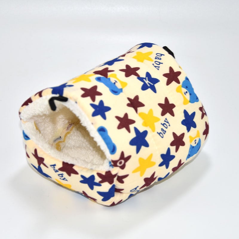 Χάμστερ βαμβαρένιο φωλιά από υψηλής ποιότητας φλάνελ και βαμβάκι — Beloved One Pet