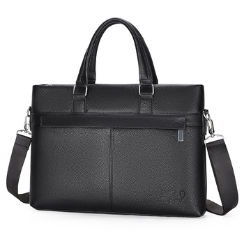 PU кожена мъжка делова чанта-портфейл, хоризонтална, за командировки; Стил: бизнес командировка; Материал: PU; Шаблон: едноцветен; Подплата: полиестер; Функции: водоустойчива, разширение, намалява натоварване