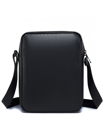 Muška PU crossbody torba - urbani jednostavan stil, vodootporna, podstava od poliestera, pogodna za putovanja u slobodno vrijeme