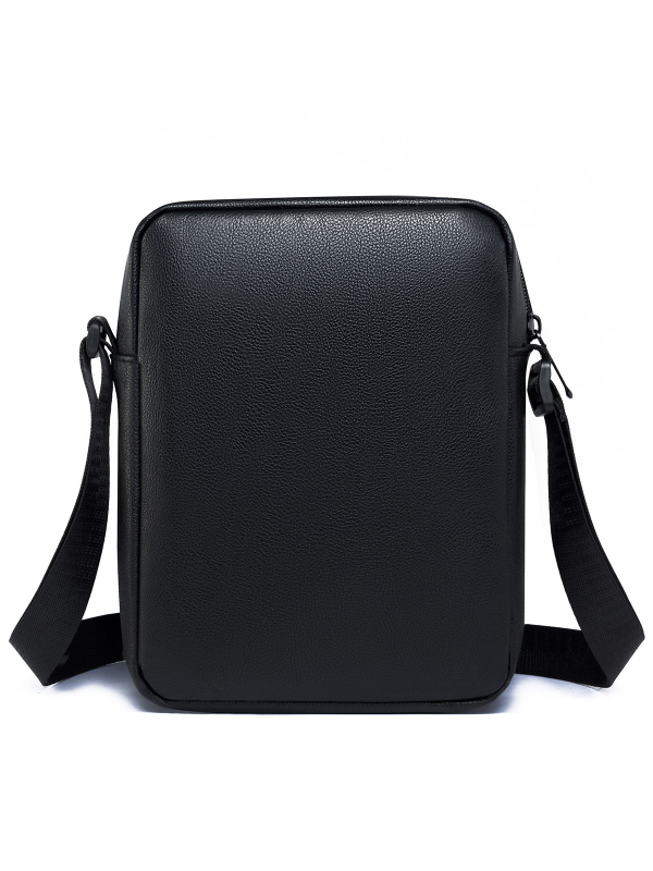 Muška PU crossbody torba - urbani jednostavan stil, vodootporna, podstava od poliestera, pogodna za putovanja u slobodno vrijeme