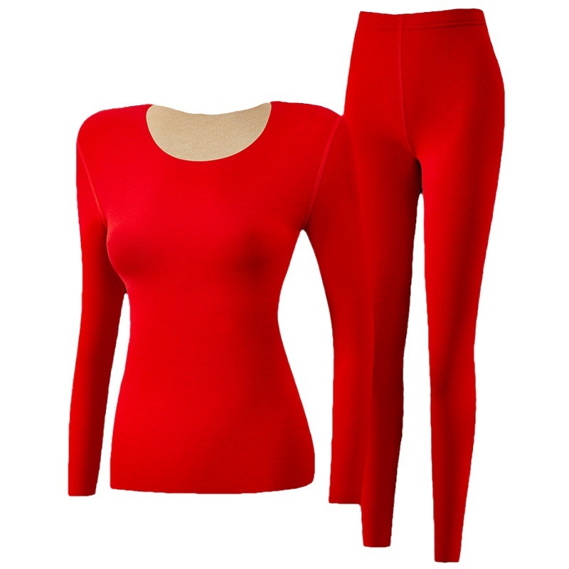 Unisex set termalnog donjeg rublja od akrila s flis podstavom, dvodijelni, ekstra debeli 301–350 g/m2, jednobojni uzorak, Tema Godine Životinja
