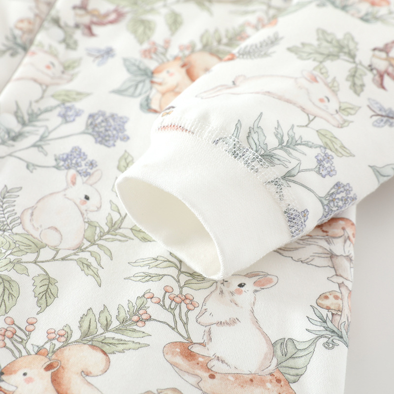 Βρεφικός ολόσωμος φορμά βαμβακιού, χειμώνας, μακριά μανίκια, unisex