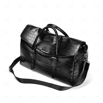 Férfi kézitáska üzleti és utazási célokra, PU bőr, poliészter bélés, üzleti/munkastílus, ideális üzleti utazásokhoz