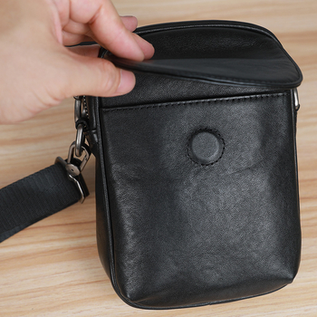 Roleyson muška torba preko ramena od kože prvog sloja, poslovni stil putovanja, crossbody dizajn, poliester podstava, ultra lagana