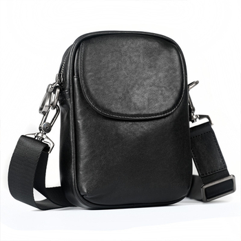 Roleyson muška torba preko ramena od kože prvog sloja, poslovni stil putovanja, crossbody dizajn, poliester podstava, ultra lagana