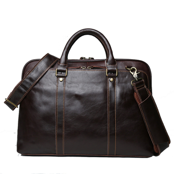 Üzleti táska valódi bőrből, első réteg marhabőrből, poliészter-pamut bélés, tárolási funkció, üzleti utakhoz alkalmas