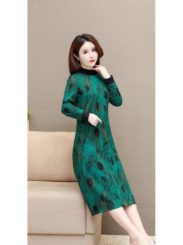 Ruha A-vonalú sziluettel és V-nyakkal (acetate satin, minimalist stílus, mid-length)