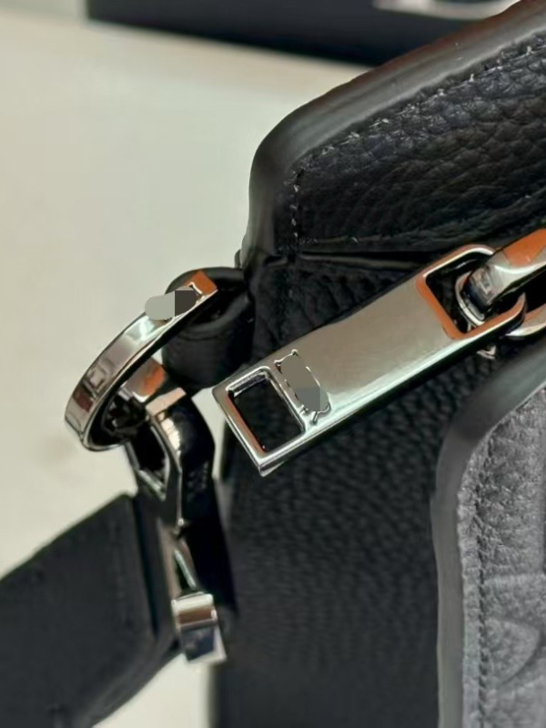 Muška kožna clutch torba, prvog sloja teleća koža, najlon podstava, gradski stil, za poslovna putovanja